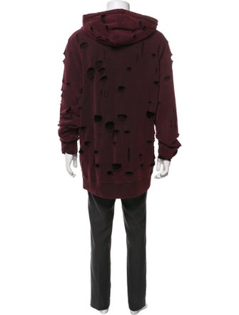 Givenchy Graphic Print Mock Neck Hoodie