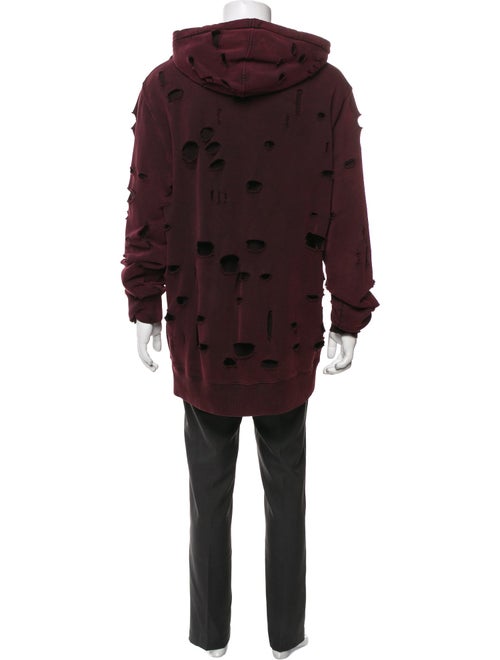 Givenchy Graphic Print Mock Neck Hoodie