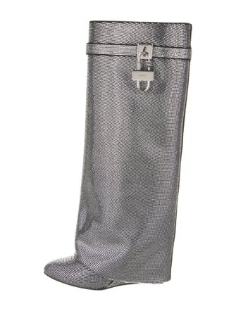 Givenchy Suede Printed Rain Boots