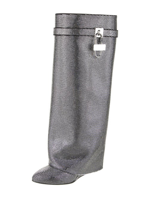 Givenchy Suede Printed Rain Boots