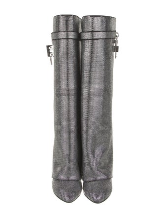 Givenchy Suede Printed Rain Boots