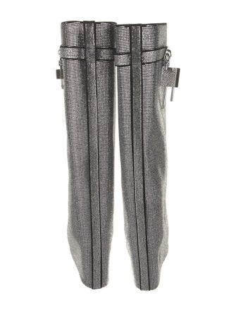 Givenchy Suede Printed Rain Boots