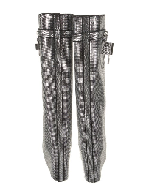 Givenchy Suede Printed Rain Boots