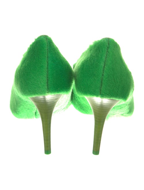 Givenchy Ponyhair Leather Trim Embellishment Pumps