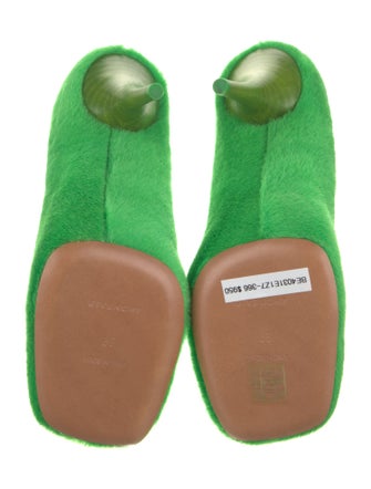 Givenchy Ponyhair Leather Trim Embellishment Pumps