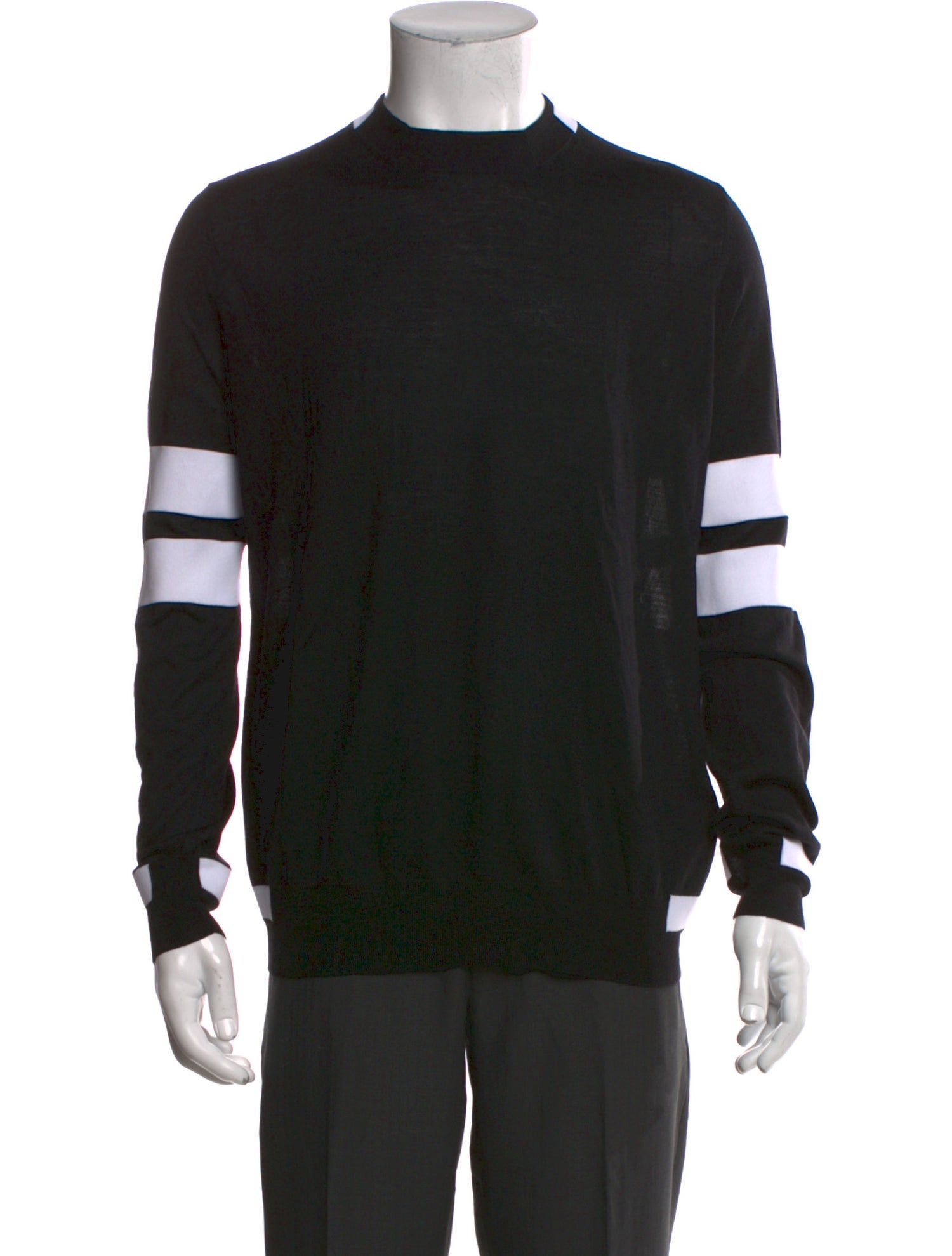 Givenchy Wool Colorblock Pattern Pullover