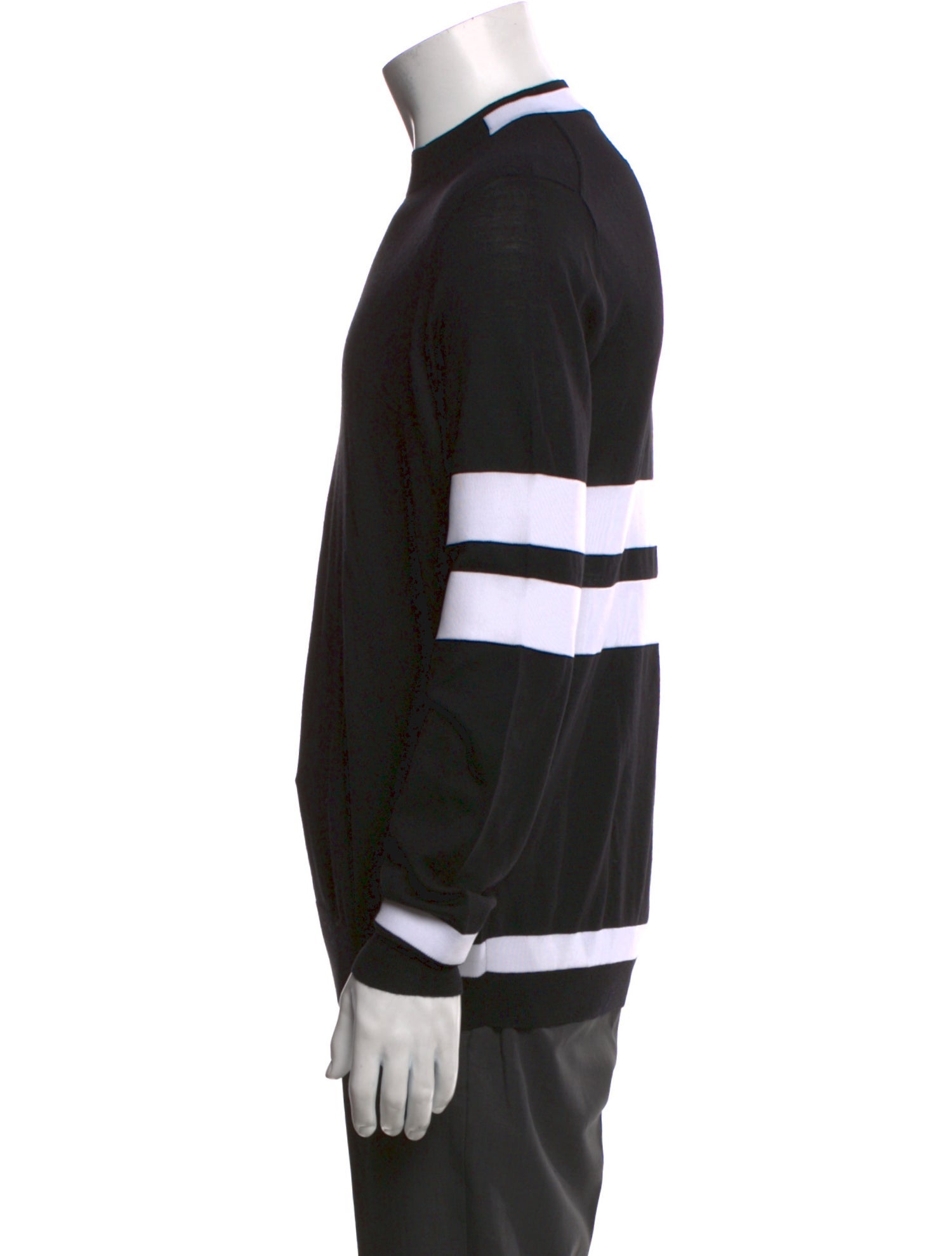 Givenchy Wool Colorblock Pattern Pullover