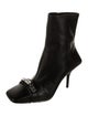 Givenchy Leather Chain-Link Accents Boots