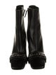 Givenchy Leather Chain-Link Accents Boots
