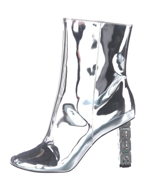 Givenchy Patent Leather Lace-Up Boots