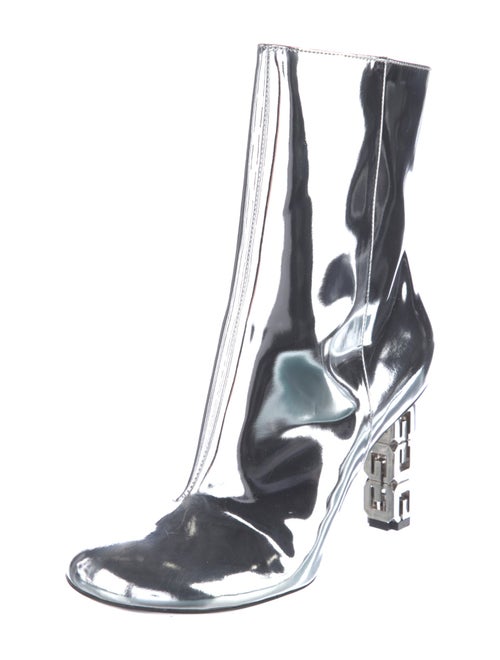 Givenchy Patent Leather Lace-Up Boots