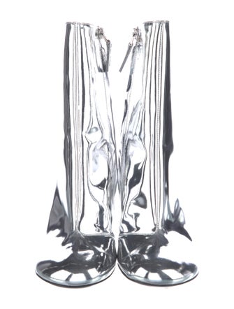 Givenchy Patent Leather Lace-Up Boots