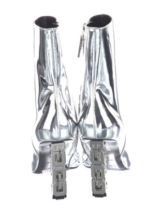 Givenchy Patent Leather Lace-Up Boots