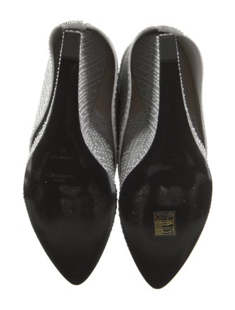 Givenchy Satin Crystal Embellishments Rain Boots