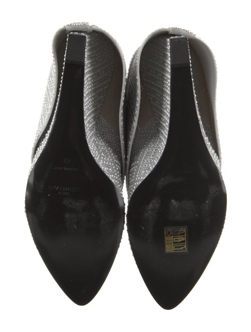 Givenchy Satin Crystal Embellishments Rain Boots