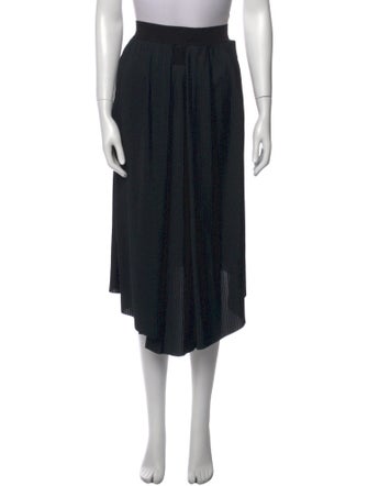 Givenchy Pleated Accents Midi Length Skirt