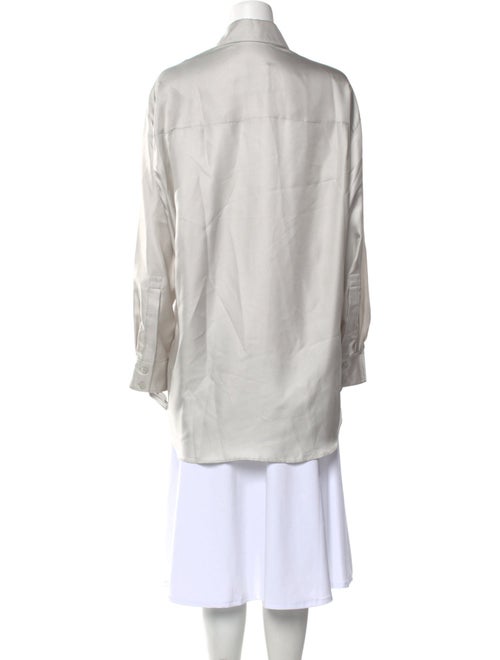 Givenchy Satin Long Sleeve Tunic