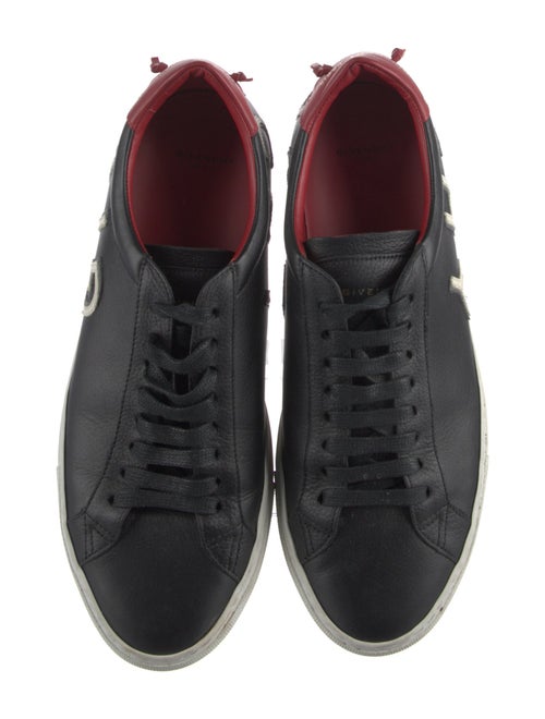 Givenchy Leather Graphic Print Sneakers