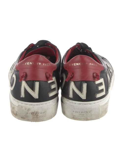 Givenchy Leather Graphic Print Sneakers