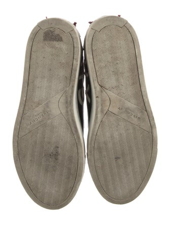 Givenchy Leather Graphic Print Sneakers