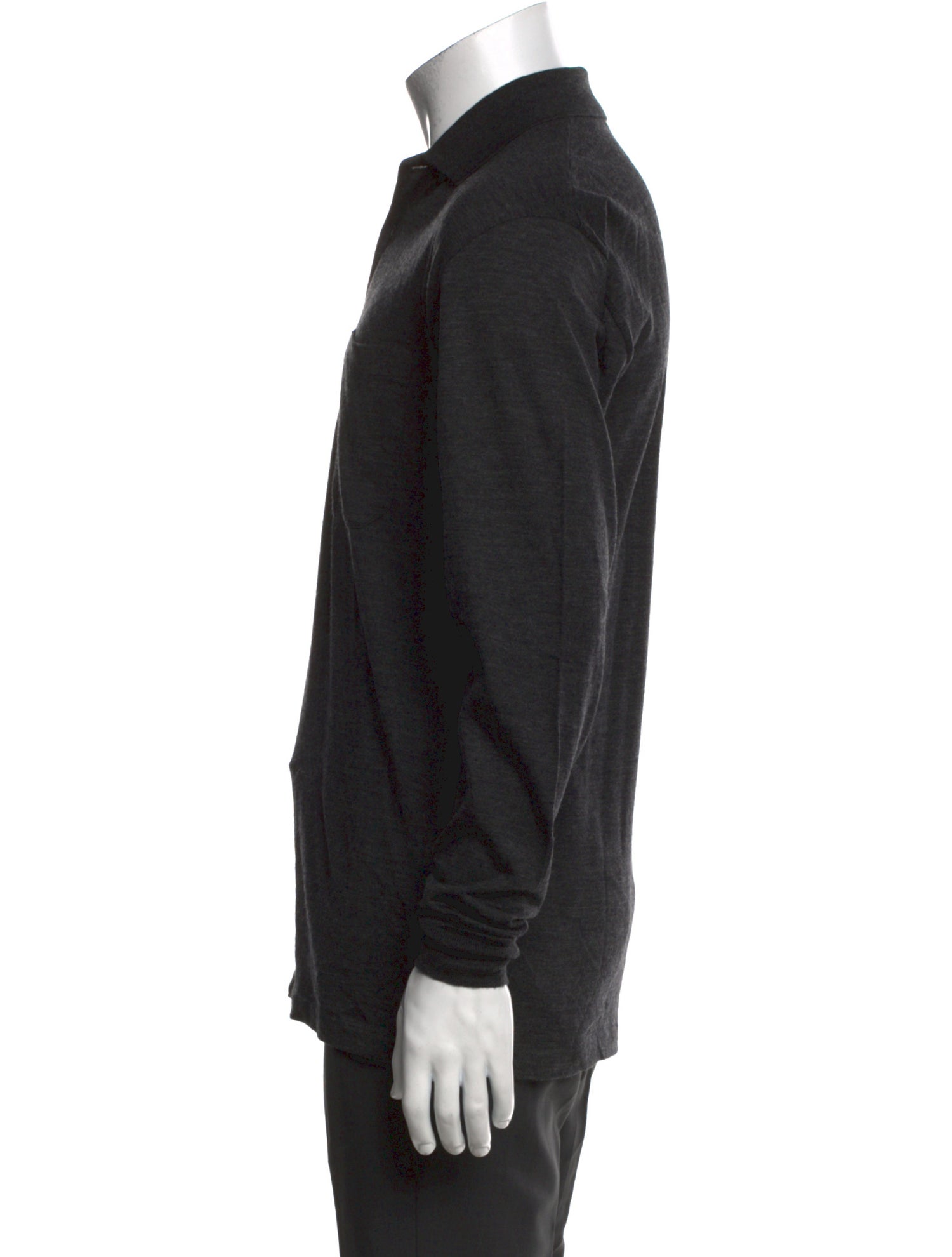 Givenchy Wool V-Neck Polo Shirt