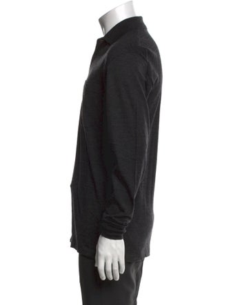 Givenchy Wool V-Neck Polo Shirt