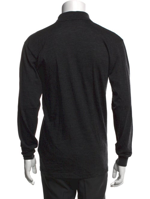 Givenchy Wool V-Neck Polo Shirt