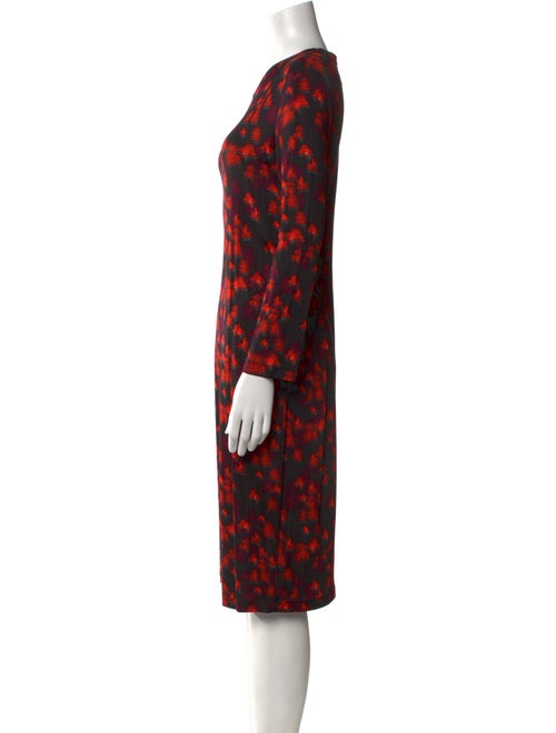 Givenchy Floral Print Knee-Length Dress