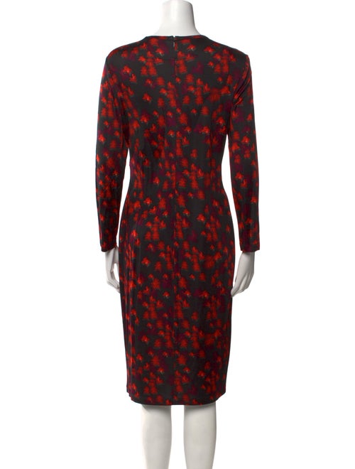 Givenchy Floral Print Knee-Length Dress