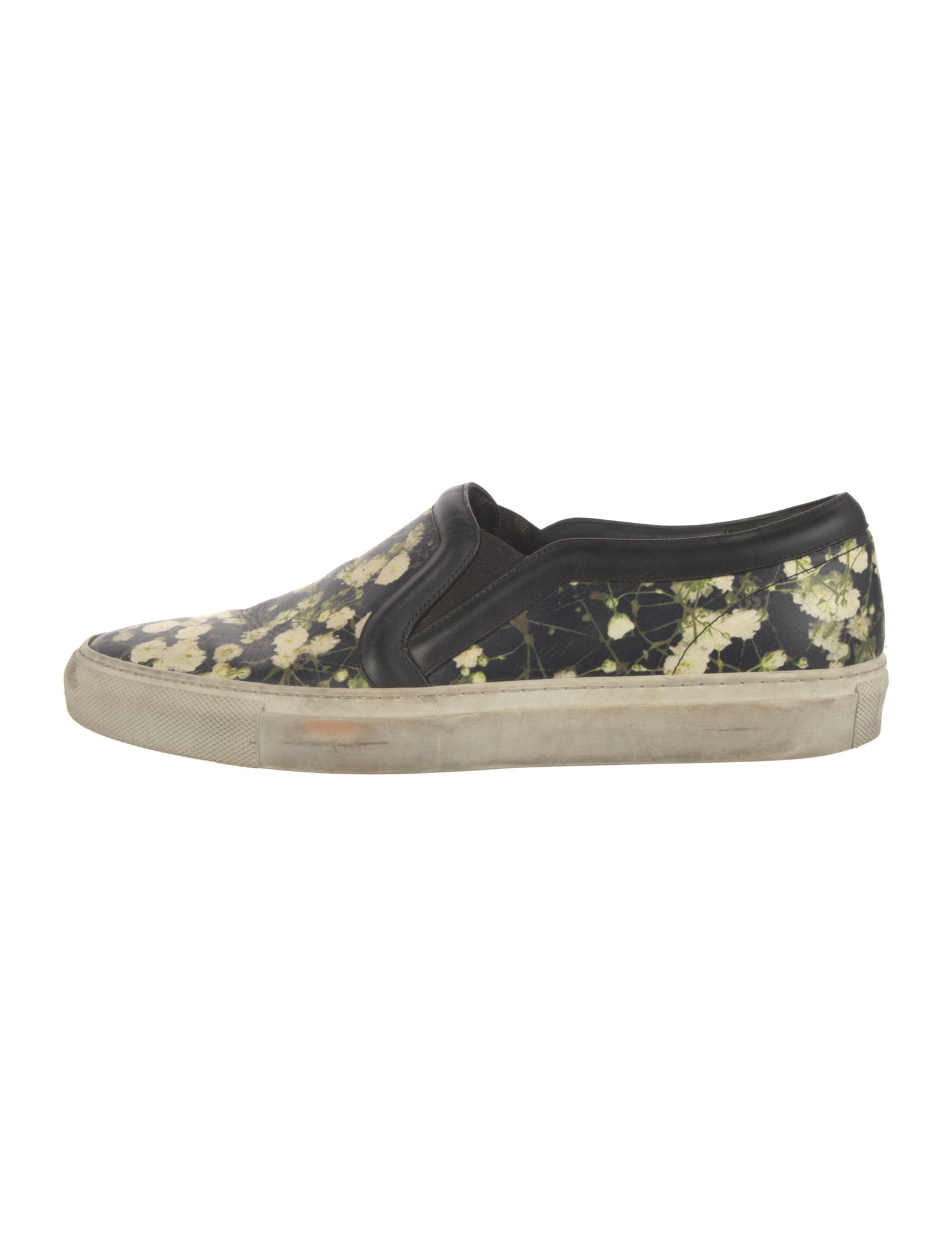 Givenchy Leather Floral Print Espadrilles