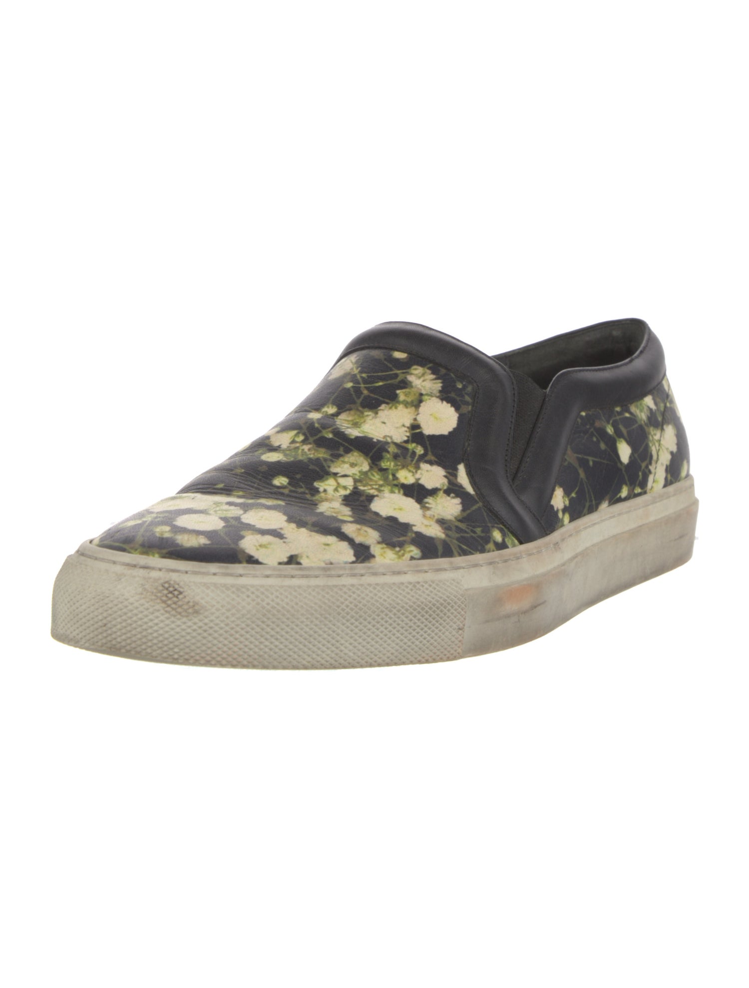 Givenchy Leather Floral Print Espadrilles