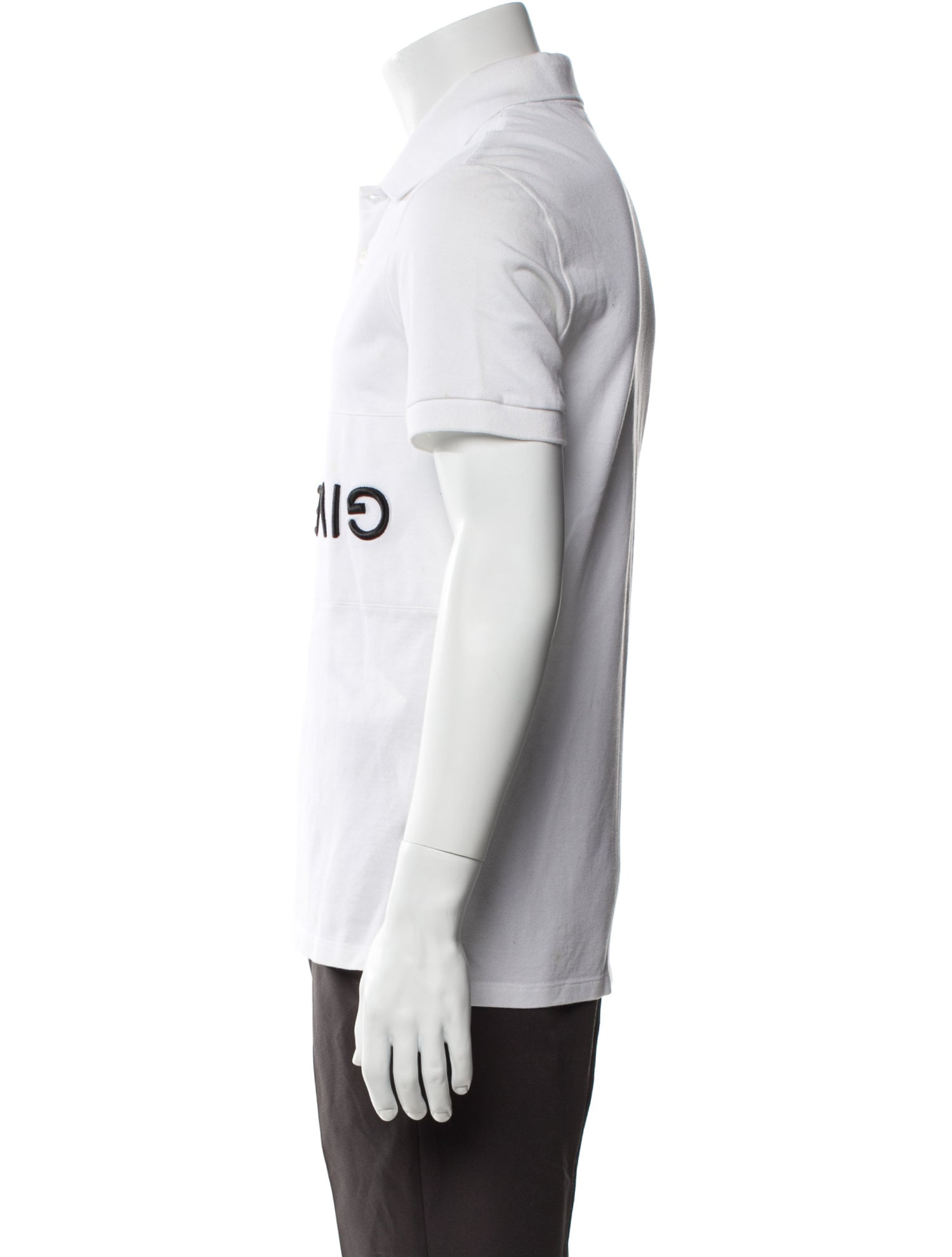 Givenchy Graphic Print Collar Polo Shirt