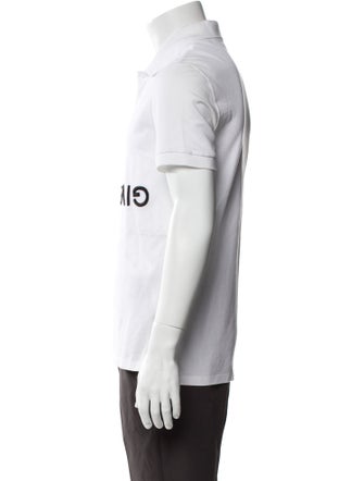 Givenchy Graphic Print Collar Polo Shirt