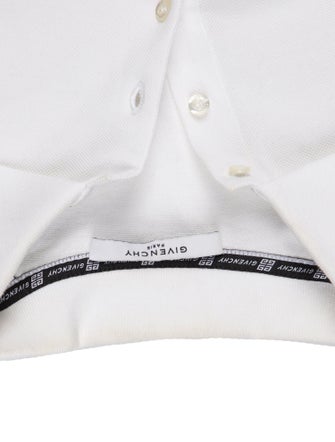 Givenchy Graphic Print Collar Polo Shirt