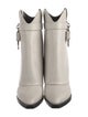 Givenchy Leather Lasercut Accents Combat Boots