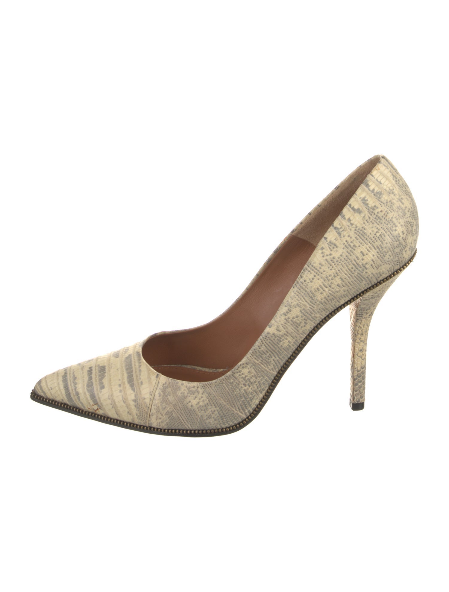 Givenchy Leather Printed Pumps