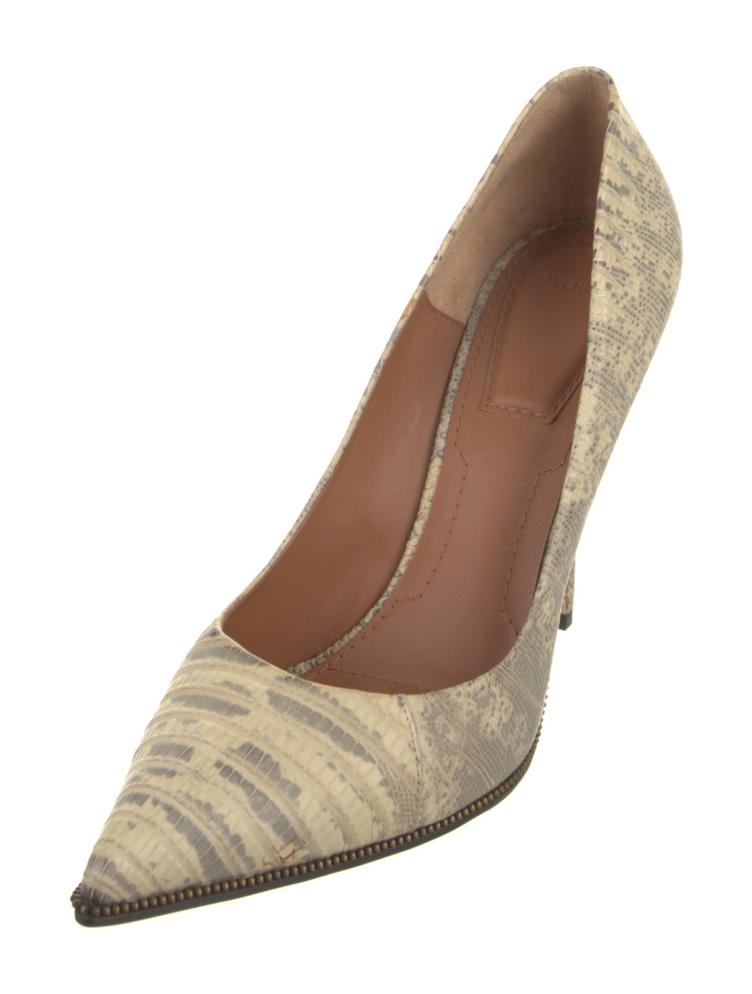 Givenchy Leather Printed Pumps