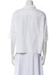 Givenchy Three-Quarter Sleeve Button-Up Top