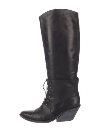 Givenchy Leather Lace-Up Boots