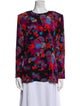 Givenchy Silk Floral Print Blouse