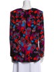 Givenchy Silk Floral Print Blouse