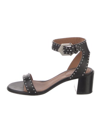Givenchy Leather Studded Accents Sandals