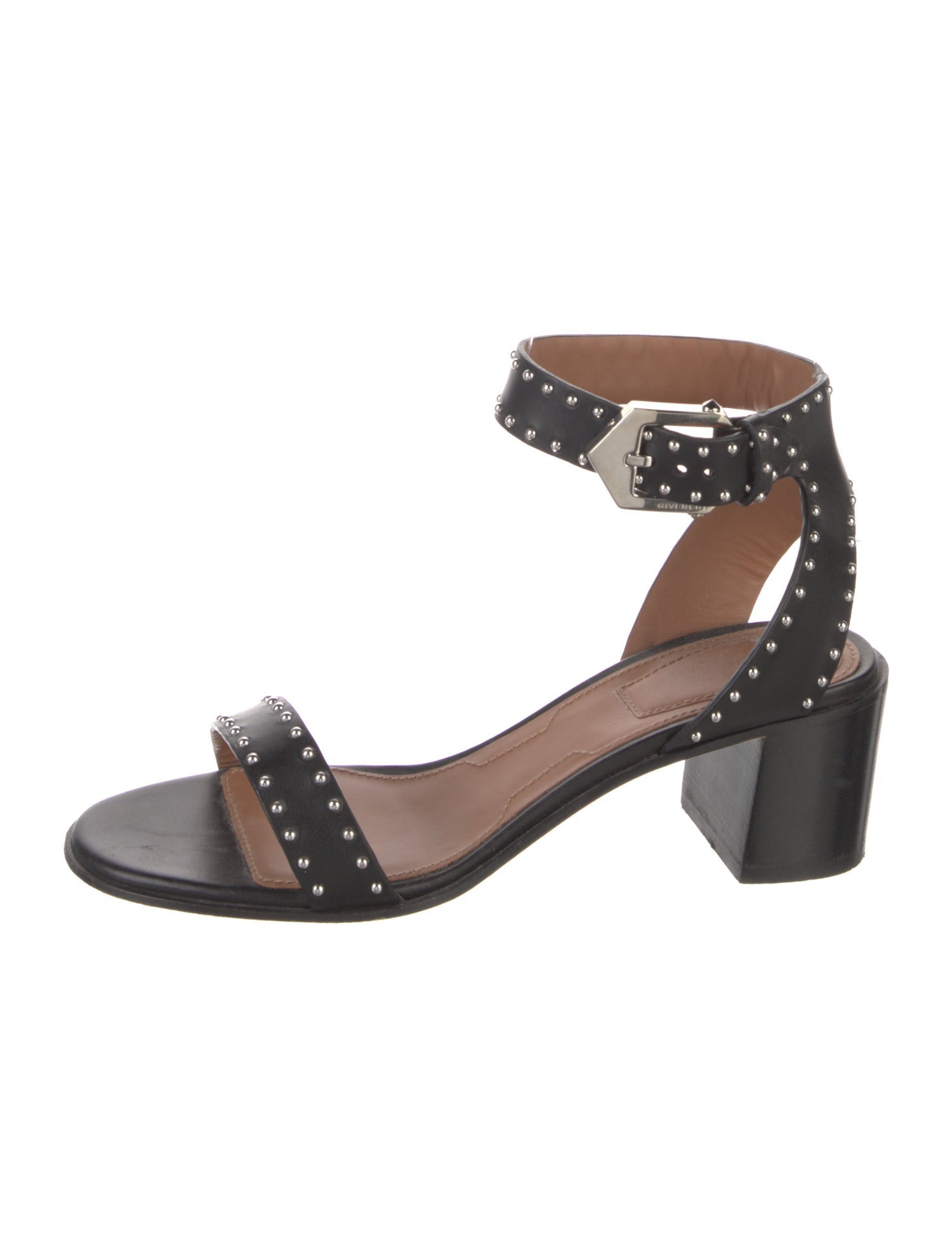 Givenchy Leather Studded Accents Sandals