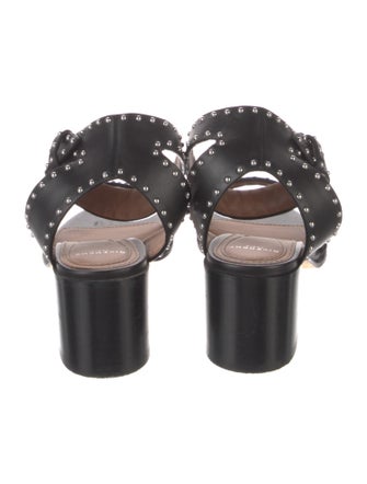 Givenchy Leather Studded Accents Sandals
