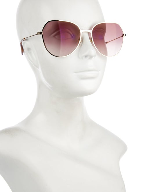 Givenchy Square Mirrored Sunglasses