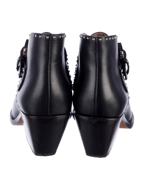 Givenchy Leather Studded Accents Western Boots