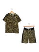 Givenchy Boys' Patterned Short Sleeve T-Shirt & Short Set