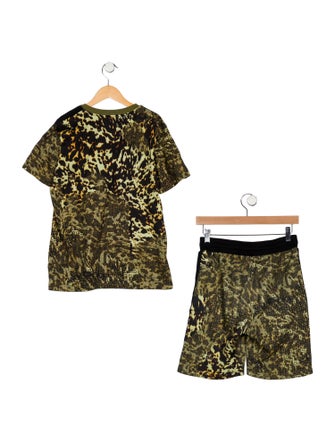 Givenchy Boys' Patterned Short Sleeve T-Shirt & Short Set