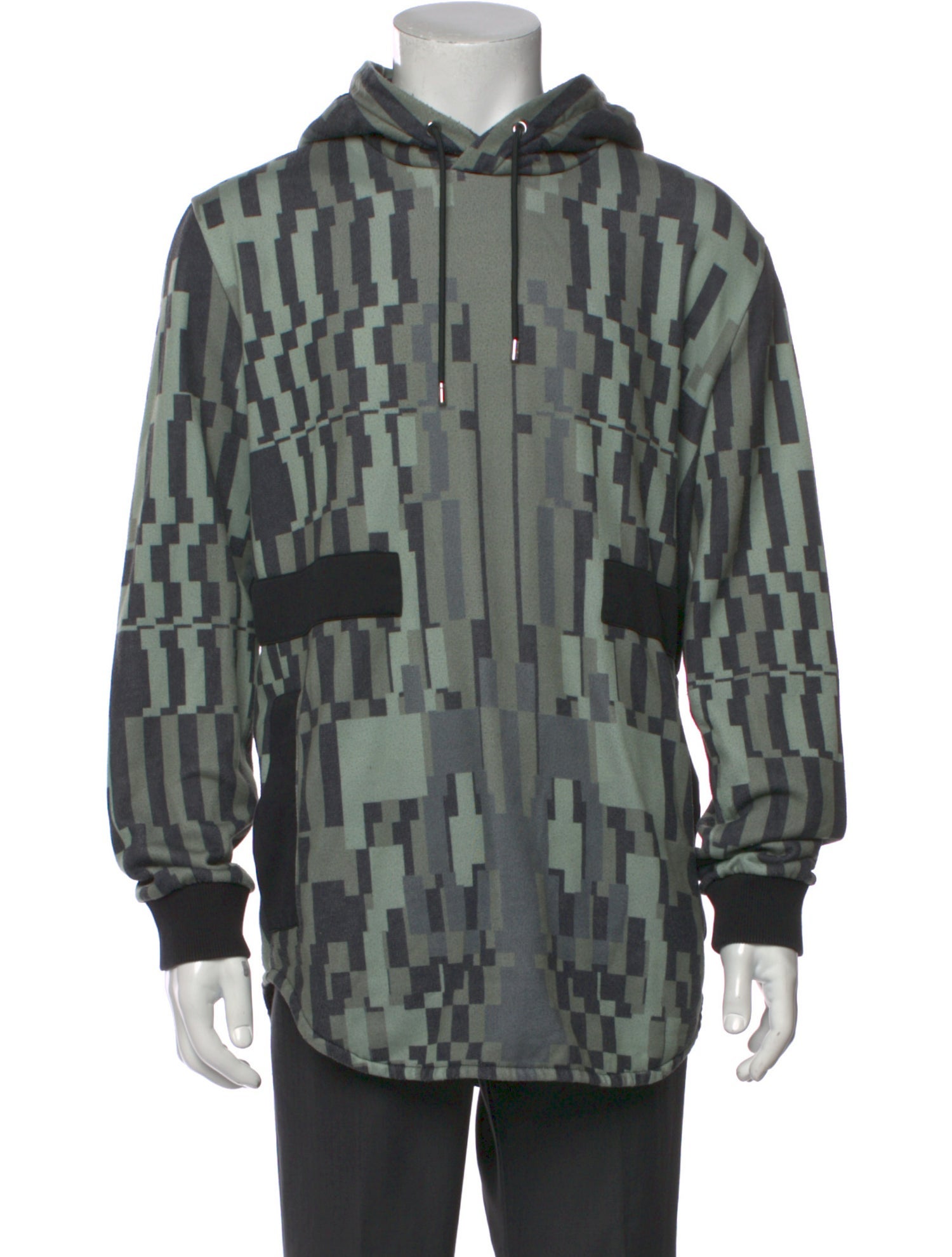 Givenchy Printed V-Neck Hoodie