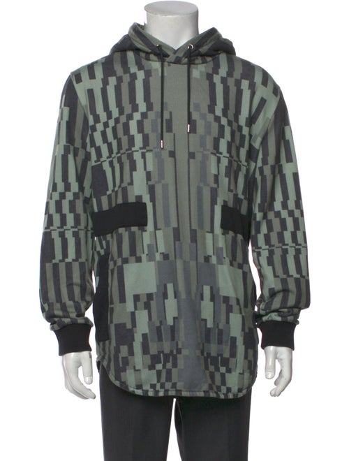 Givenchy Printed V-Neck Hoodie